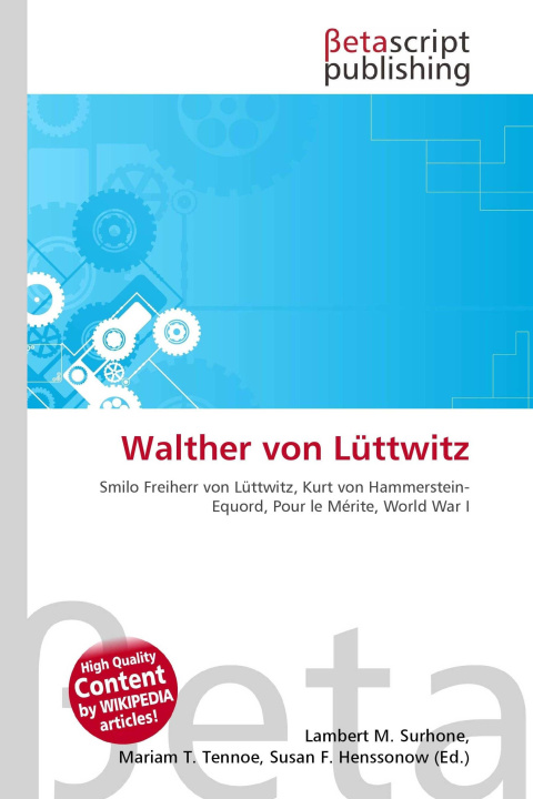 Knjiga Walther von Lüttwitz Mariam T. Tennoe