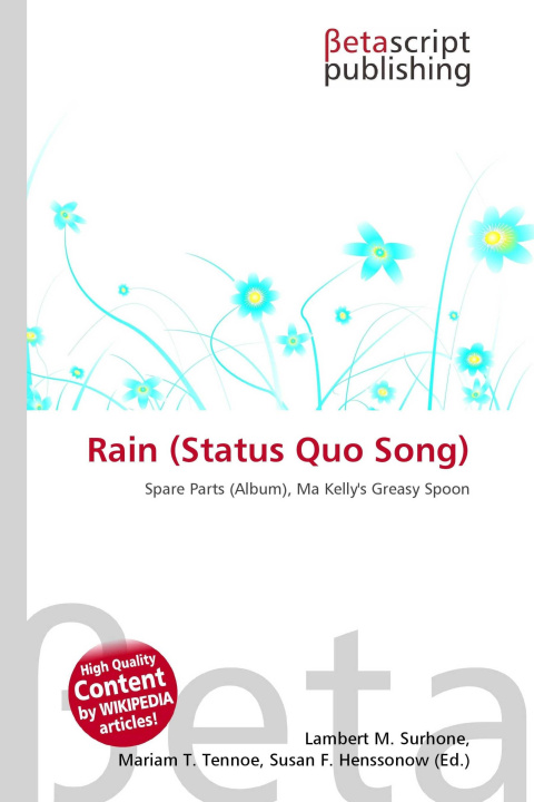 Kniha Rain (Status Quo Song) Mariam T. Tennoe