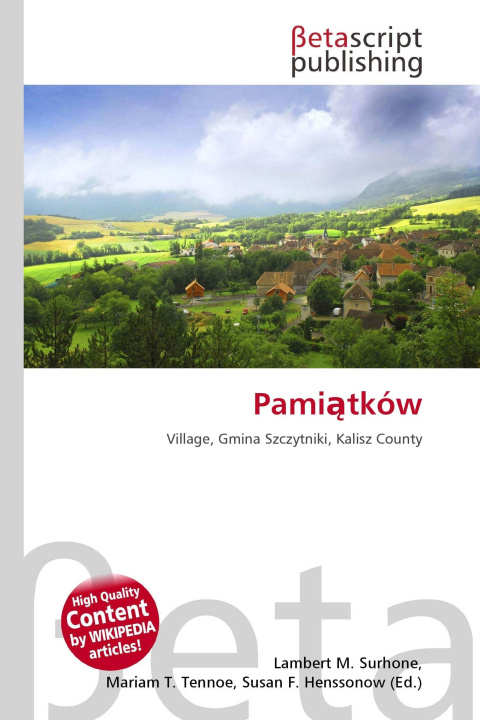 Kniha Pami¿tków Mariam T. Tennoe