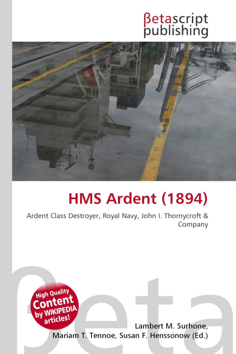 Kniha HMS Ardent (1894) Mariam T. Tennoe