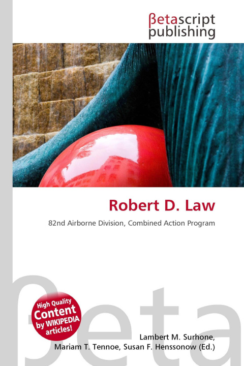 Kniha Robert D. Law Mariam T. Tennoe