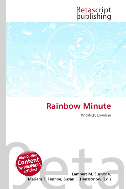 Kniha Rainbow Minute Mariam T. Tennoe