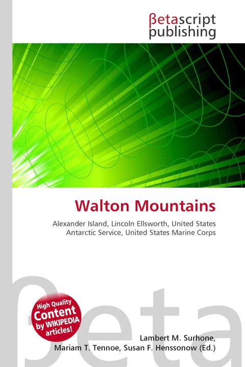 Kniha Walton Mountains Mariam T. Tennoe