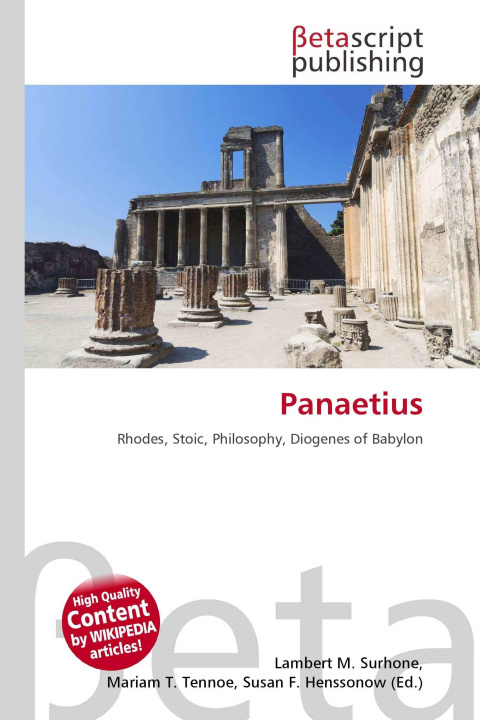 Kniha Panaetius Mariam T. Tennoe