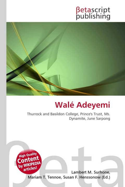 Kniha Walé Adeyemi Mariam T. Tennoe