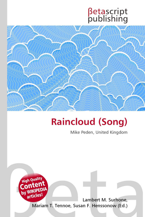 Kniha Raincloud (Song) Mariam T. Tennoe