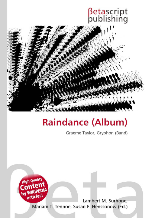 Kniha Raindance (Album) Mariam T. Tennoe