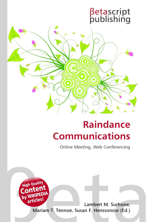 Kniha Raindance Communications Mariam T. Tennoe