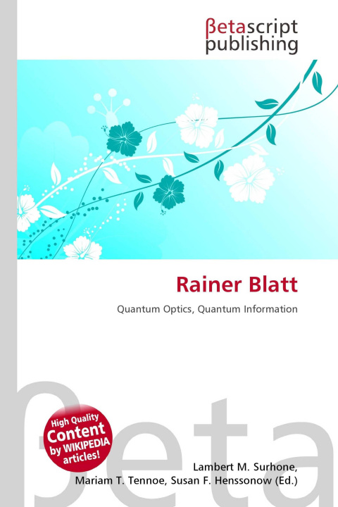 Kniha Rainer Blatt Mariam T. Tennoe