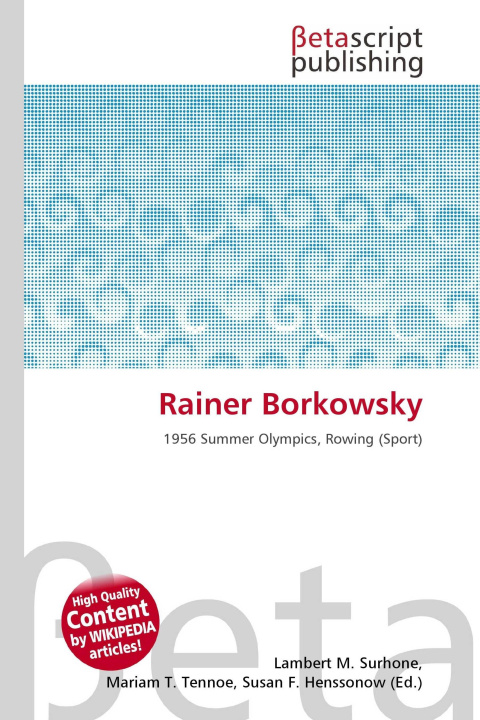 Könyv Rainer Borkowsky Mariam T. Tennoe