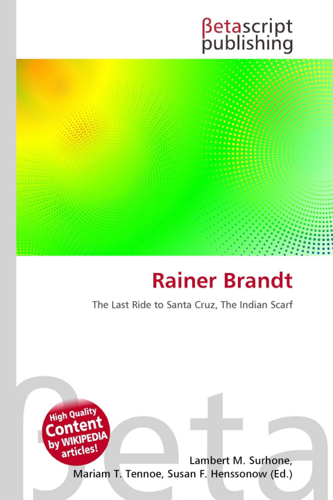 Kniha Rainer Brandt Mariam T. Tennoe