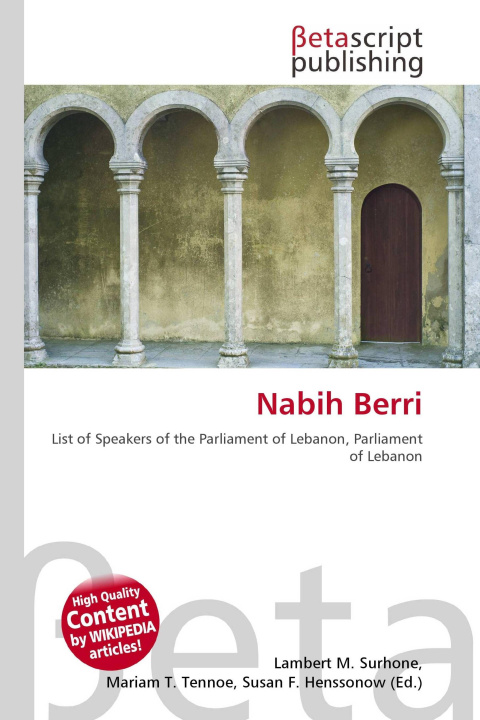 Kniha Nabih Berri Mariam T. Tennoe