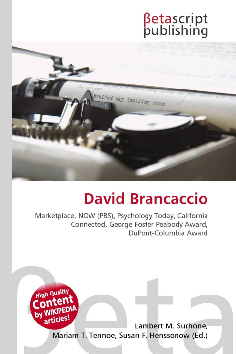 Kniha David Brancaccio Mariam T. Tennoe