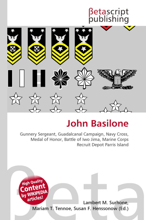 Kniha John Basilone Mariam T. Tennoe