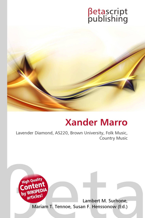 Kniha Xander Marro Mariam T. Tennoe