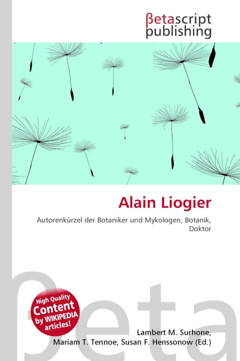 Kniha Alain Liogier Mariam T. Tennoe