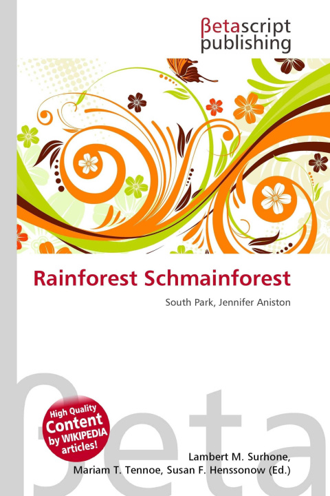 Kniha Rainforest Schmainforest Mariam T. Tennoe
