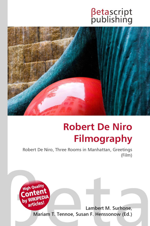 Knjiga Robert De Niro Filmography Mariam T. Tennoe