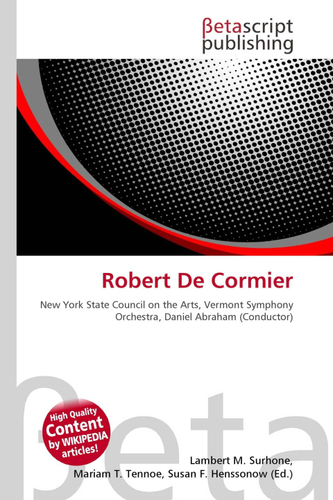 Kniha Robert De Cormier Mariam T. Tennoe