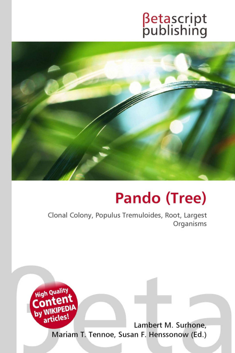 Könyv Pando (Tree) Mariam T. Tennoe