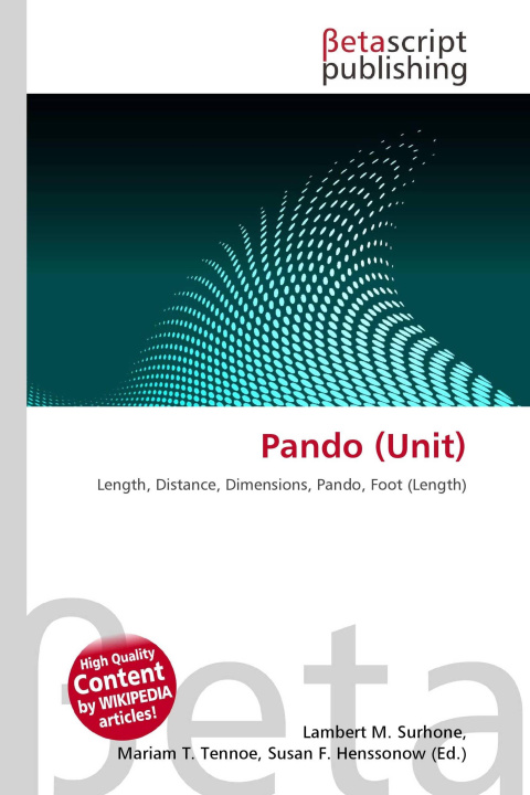 Kniha Pando (Unit) Mariam T. Tennoe
