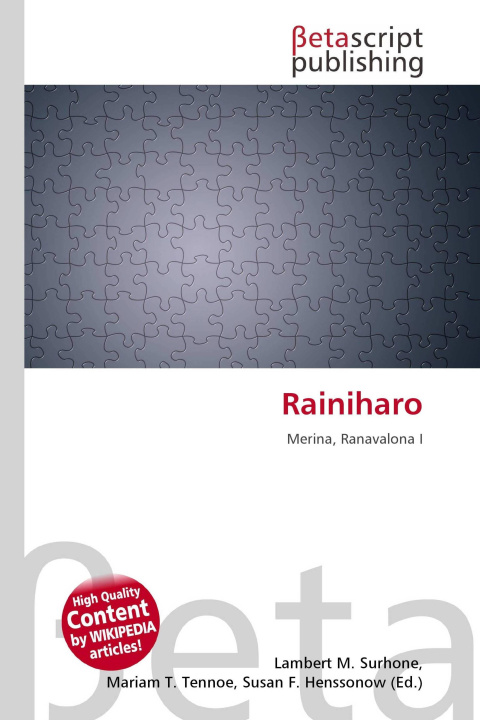 Kniha Rainiharo Mariam T. Tennoe