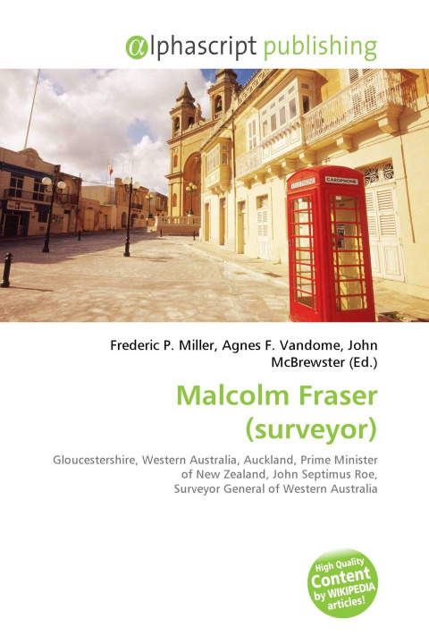 Kniha Malcolm Fraser (surveyor) Agnes F. Vandome