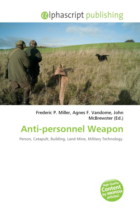 Kniha Anti-personnel Weapon Agnes F. Vandome