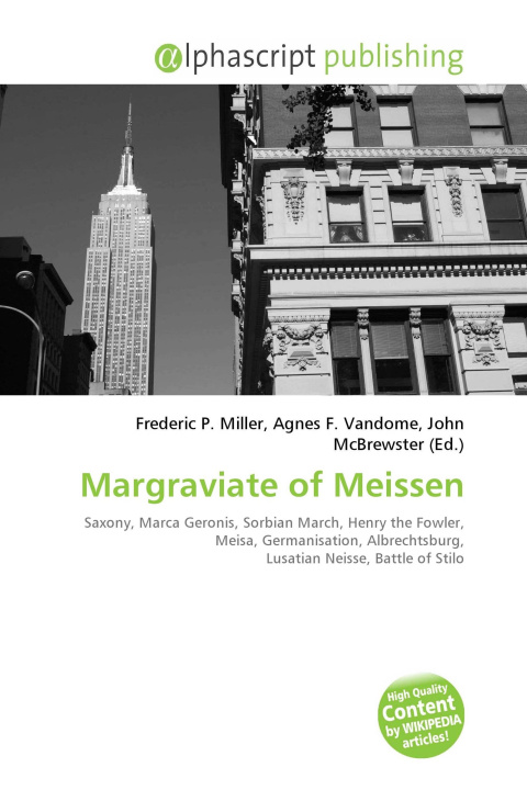 Kniha Margraviate of Meissen Agnes F. Vandome