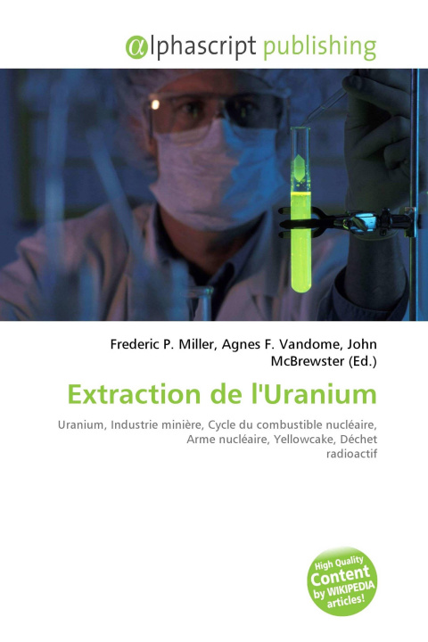 Kniha Extraction de l'Uranium Agnes F. Vandome