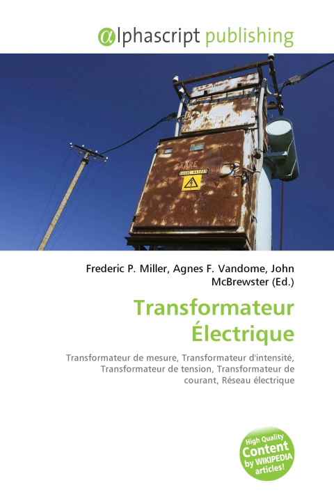 Kniha Transformateur Électrique Agnes F. Vandome