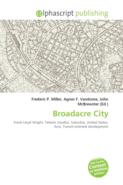 Kniha Broadacre City Agnes F. Vandome