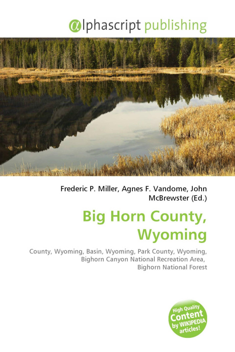 Kniha Big Horn County, Wyoming Agnes F. Vandome