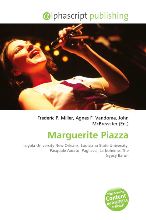 Könyv Marguerite Piazza Agnes F. Vandome