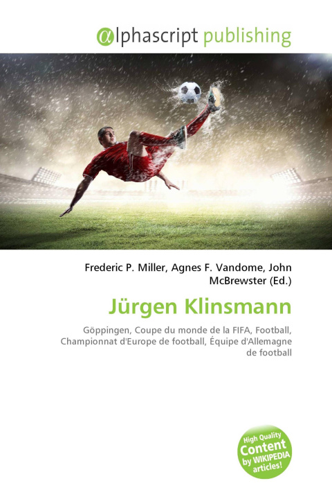 Kniha Jürgen Klinsmann Agnes F. Vandome