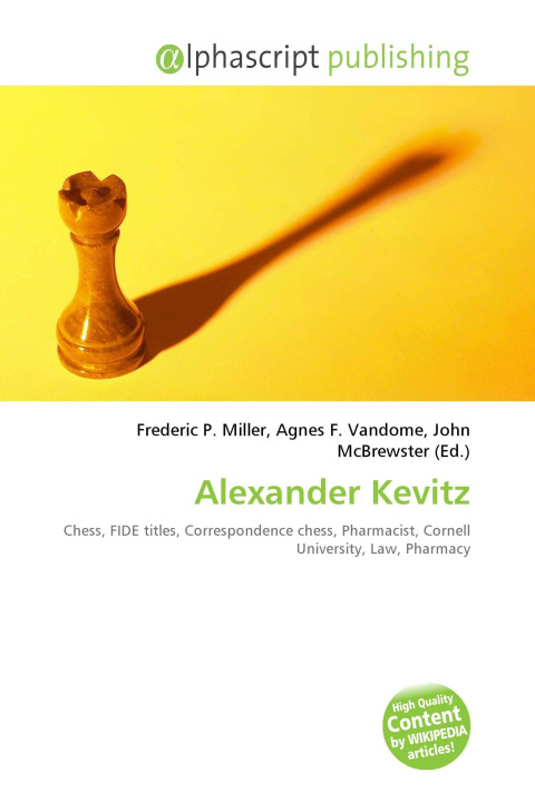 Kniha Alexander Kevitz Agnes F. Vandome