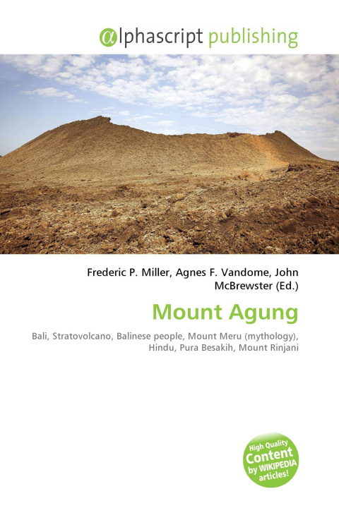 Kniha Mount Agung Agnes F. Vandome