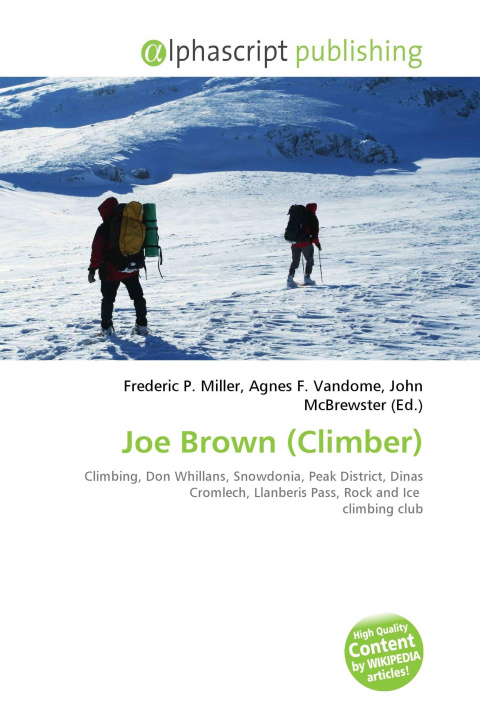 Kniha Joe Brown (Climber) Agnes F. Vandome