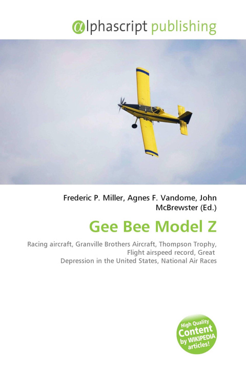 Knjiga Gee Bee Model Z Agnes F. Vandome