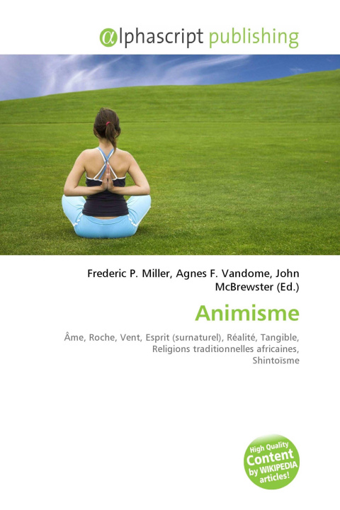 Könyv Animisme Agnes F. Vandome