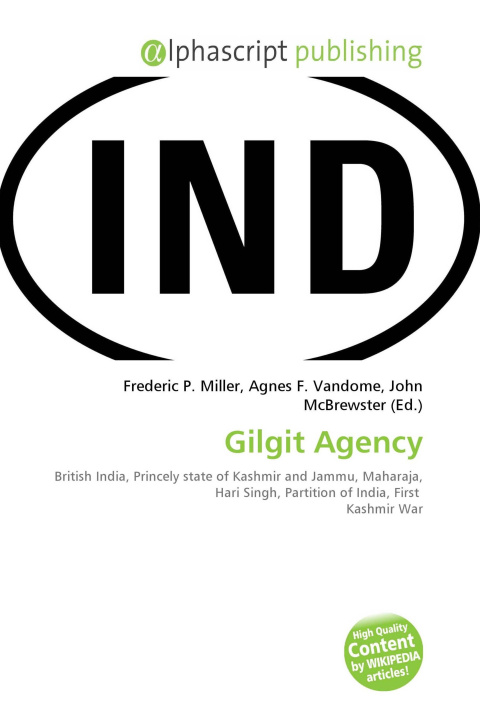 Kniha Gilgit Agency Agnes F. Vandome