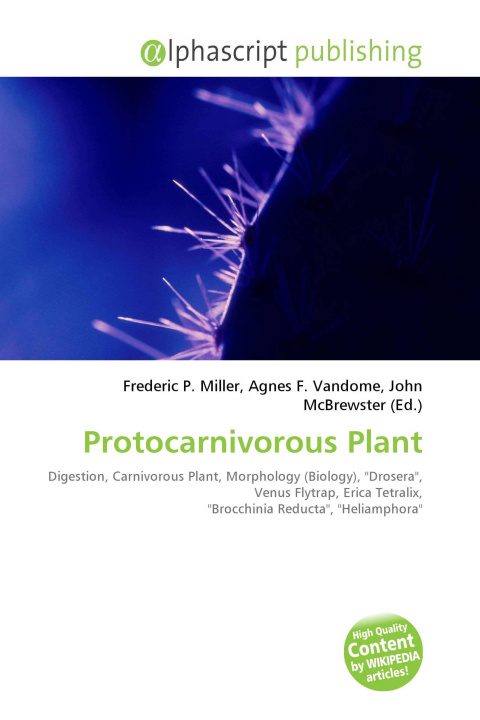 Kniha Protocarnivorous Plant Agnes F. Vandome