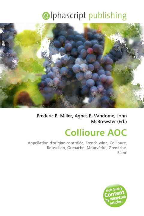 Knjiga Collioure AOC Agnes F. Vandome