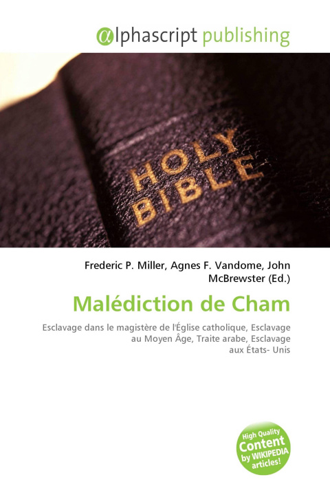 Kniha Malédiction de Cham Agnes F. Vandome