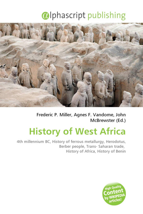 Kniha History of West Africa Agnes F. Vandome