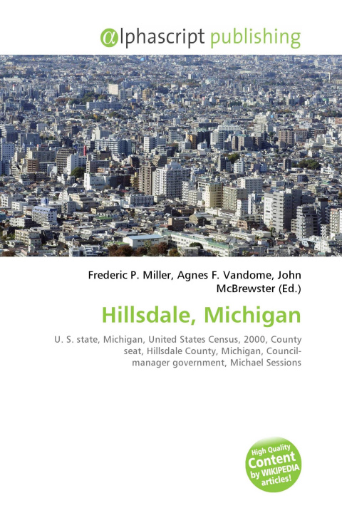Kniha Hillsdale, Michigan Agnes F. Vandome