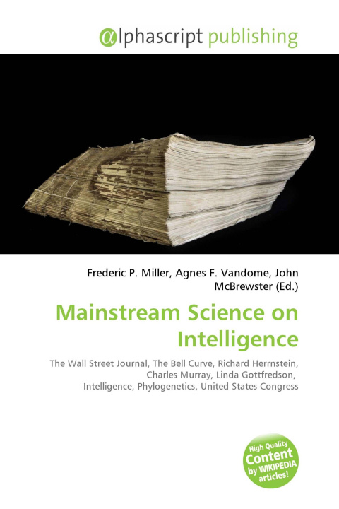 Kniha Mainstream Science on Intelligence Agnes F. Vandome
