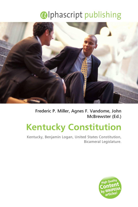 Kniha Kentucky Constitution Agnes F. Vandome