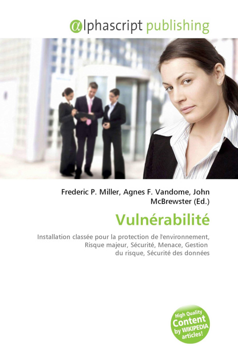 Kniha Vulnérabilité Agnes F. Vandome