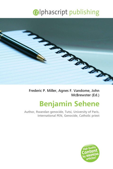 Kniha Benjamin Sehene Agnes F. Vandome